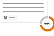 Illustration of a task card with progress ring