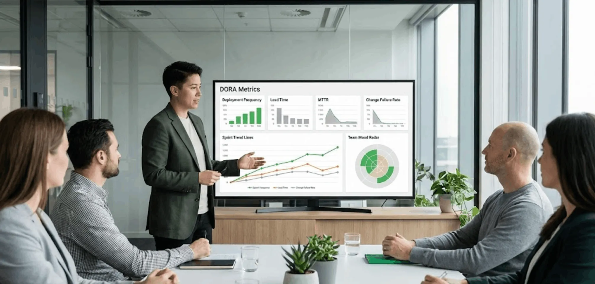 Agile Health Radar with PI Planning and Increment Retro